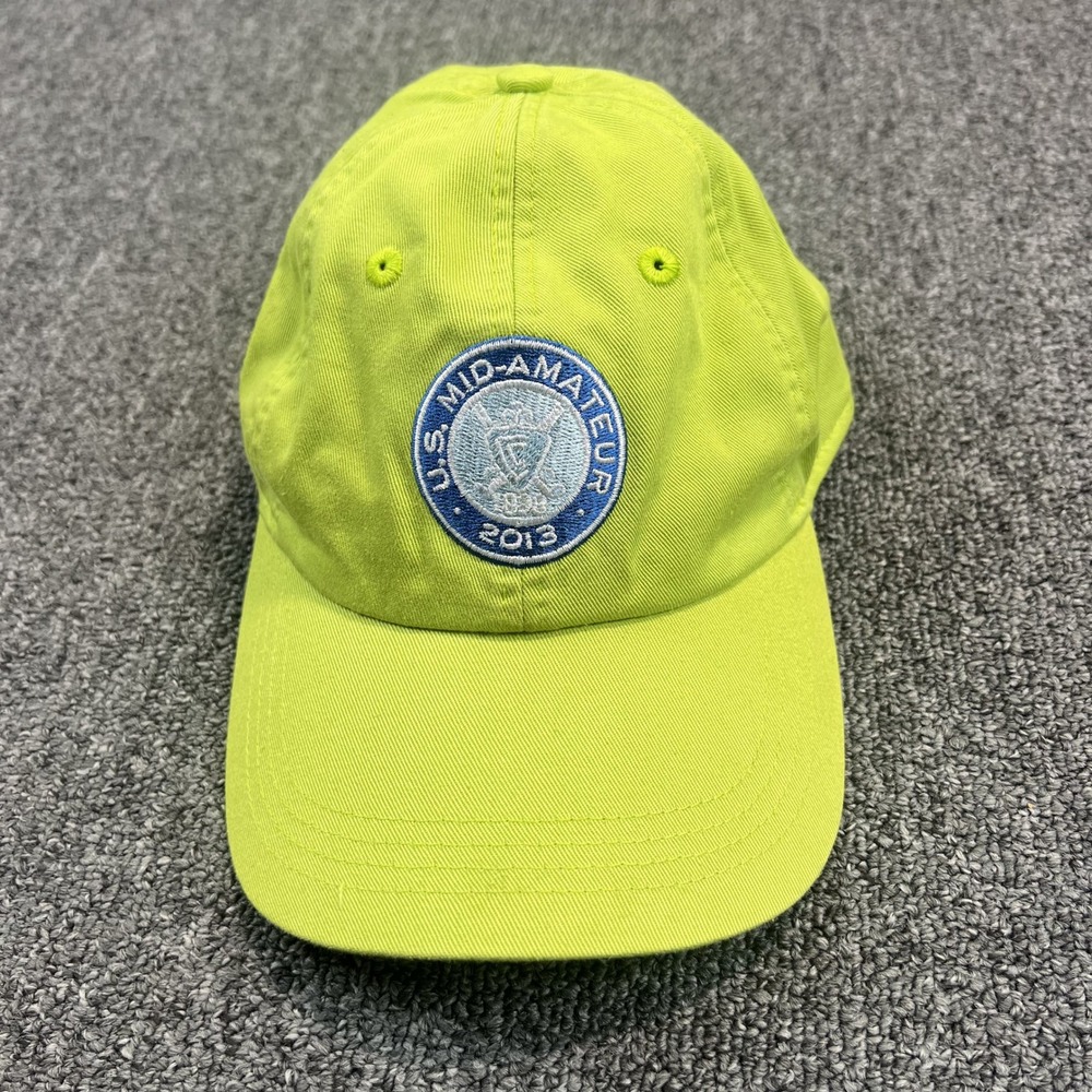 Ahead 2013 US Mid-Amateur Golf Hat OSFM Neon Green Volunteer Dad Cap Golfcore
